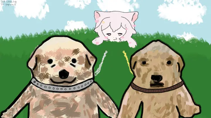 iwawwa with dogs